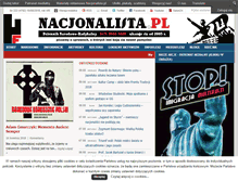 Tablet Screenshot of nacjonalista.pl